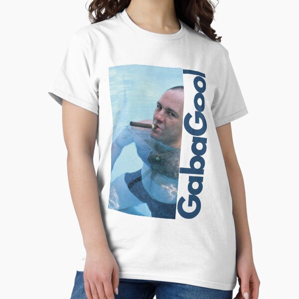 Vista previa del artículo con la obra «Gabagool -Tony Soprano - Es lo que hay para cenar», diseñado y vendido por diip.