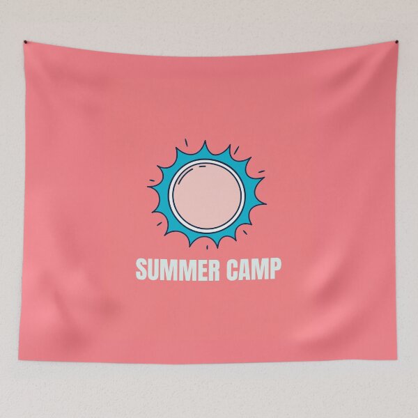 Item preview, SUMMER CAMP - salmon designed and sold by E-YO.