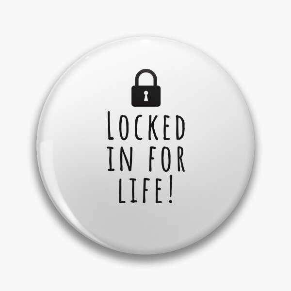 Item preview, LOCKED IN FOR LIFE - LIFE - LOCKER - WEDDING - WEDDIND POSTCARD designed and sold by WeddingStuffArt.