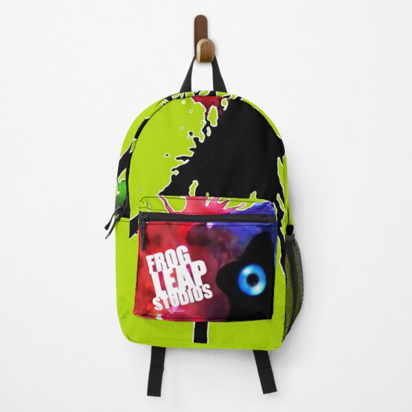Item preview, FROG LEAP STUDIOS Leo Moracciholi fan art YouTube intro rainbow splatter designed and sold by IMNIUM.