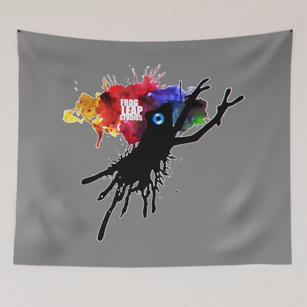 Item preview, FROG LEAP STUDIOS Leo Moracciholi fan art YouTube intro rainbow splatter designed and sold by IMNIUM.