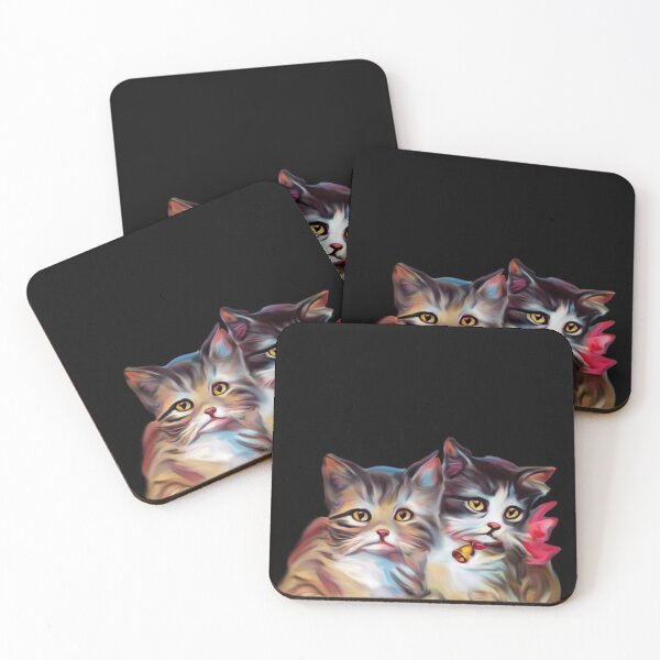 Item preview, Two lovely cats designed and sold by DopeDesign111.