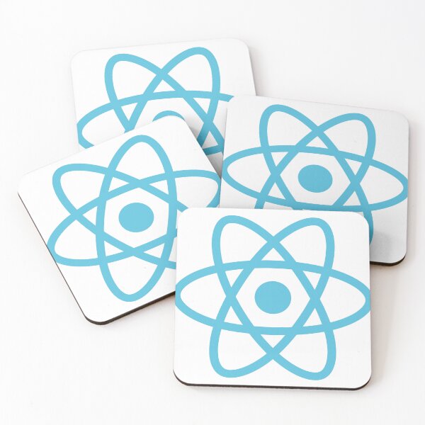 Item preview, React JavaScipt Library Logo Sticker - White designed and sold by burakgulnar.