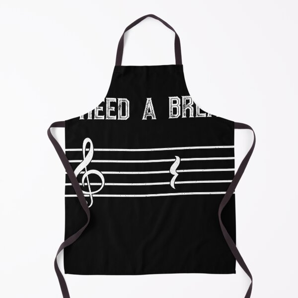 Item preview, Clef I Need A Break Musician Gift Note designed and sold by Lenny Stahl.