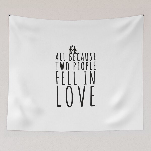 Item preview, ALL BECAUSE TWO PEOPLE FELL IN LOVE - WEDDING - POSTCARD - WEDDING INVITATIONS designed and sold by WeddingStuffArt.