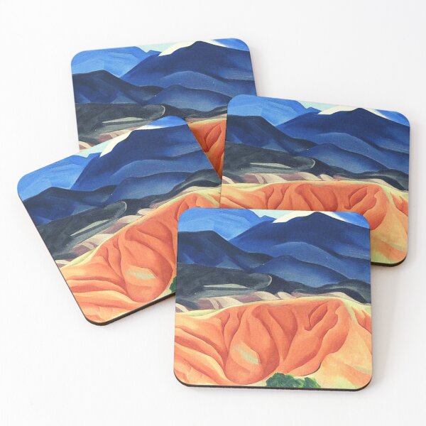 Item preview, Black mesa landscape art of georgia O'keeffe classic drawing  designed and sold by Golido.