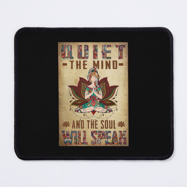 Item preview, Quiet the mind and the soul will speak yoga lover designed and sold by cevyl49.