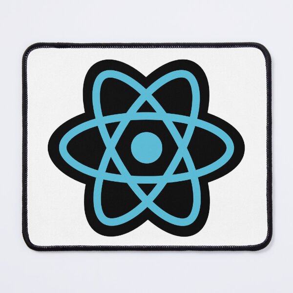 Item preview, React JavaScipt Library Logo Sticker - Black designed and sold by burakgulnar.