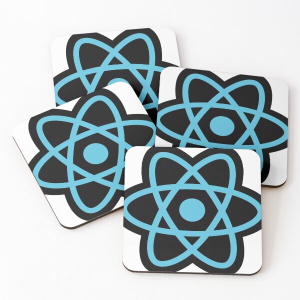 Item preview, React JavaScipt Library Logo Sticker - Black designed and sold by burakgulnar.