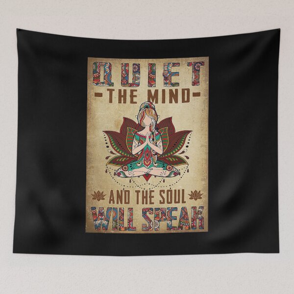 Item preview, Quiet the mind and the soul will speak yoga lover designed and sold by cevyl49.