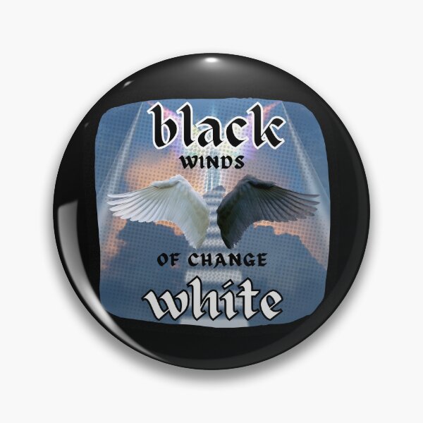 Item preview, Dark Grunge Streetwear Aesthetic - Black White Wings designed and sold by Digitalme Designs.