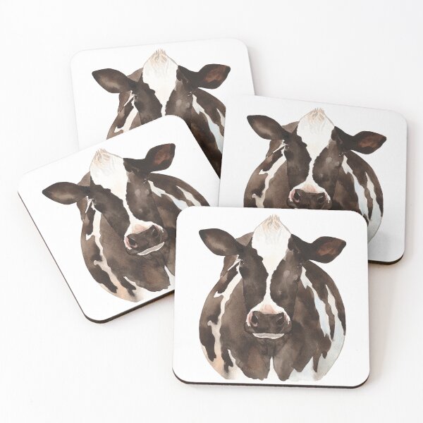 Item preview, Dairy cow portrait designed and sold by Kaoryn Chan.