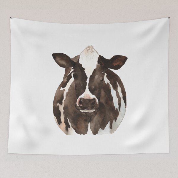 Item preview, Dairy cow portrait designed and sold by Kaoryn Chan.