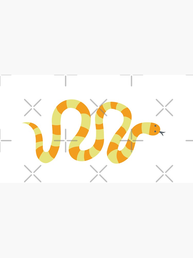 Snazzy snakes on charcoal - fun pattern by Cecca Designs by Cecca-Designs