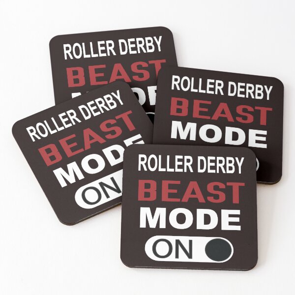 Artikelvorschau, Roller Derby Beast-Modus an entworfen und verkauft von Aerial Addicts.