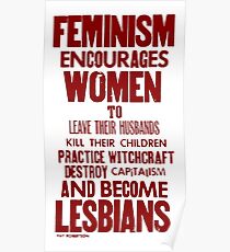 Feminism in Wherever Red Poster