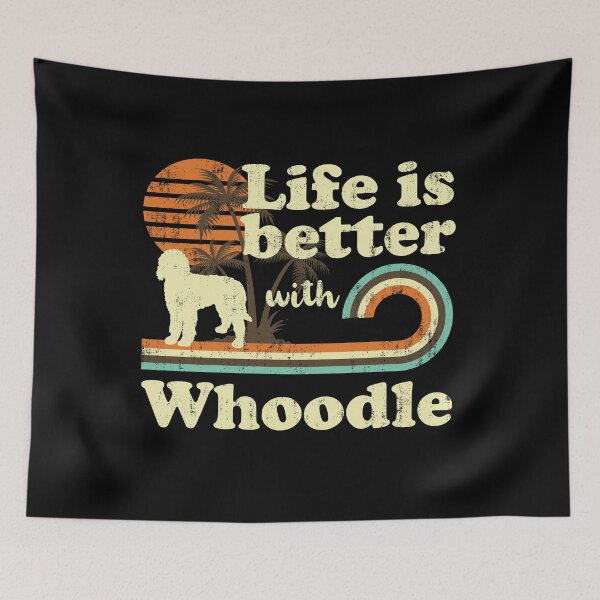 Item preview, Life is Better with Whoodle Vintage designed and sold by rafaeltto.
