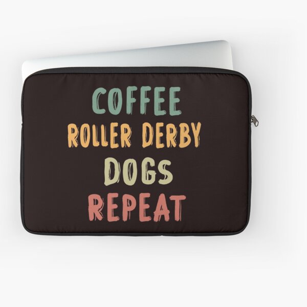 Item preview, Coffee Roller Derby Dogs Repeat designed and sold by Aerial Addicts.