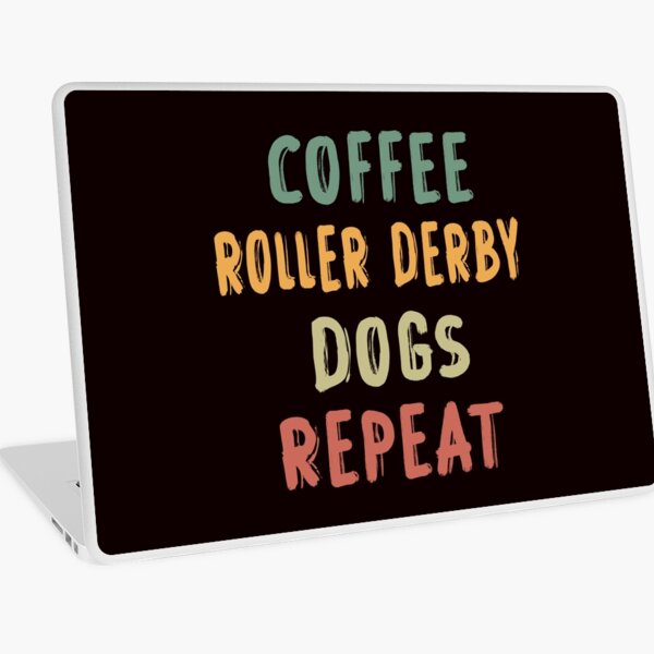 Item preview, Coffee Roller Derby Dogs Repeat designed and sold by Aerial Addicts.