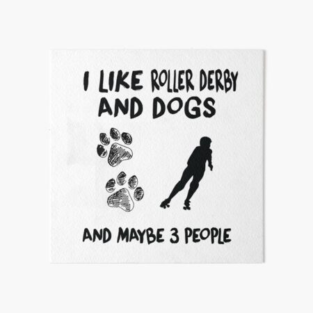 Item preview,  I Like Roller Derby And Dogs designed and sold by Aerial Addicts.