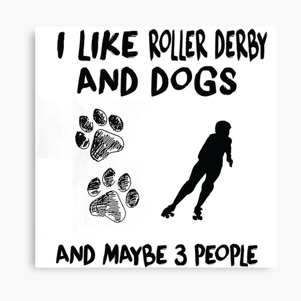 Item preview,  I Like Roller Derby And Dogs designed and sold by Aerial Addicts.