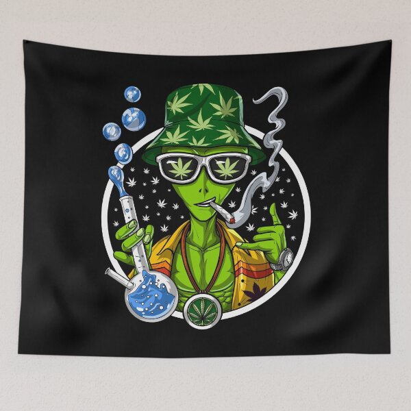 Item preview, Weed Alien Stoner designed and sold by underheaven.