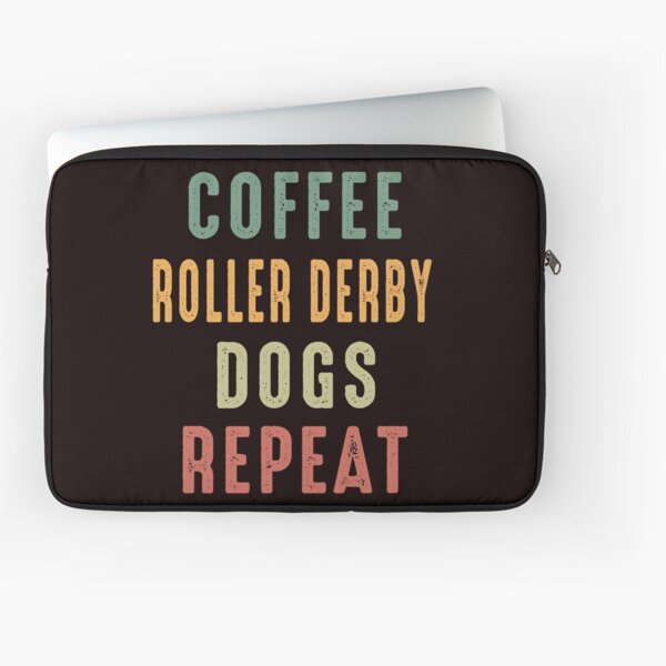 Item preview, Coffee Roller Derby Dogs Repeat designed and sold by Aerial Addicts.