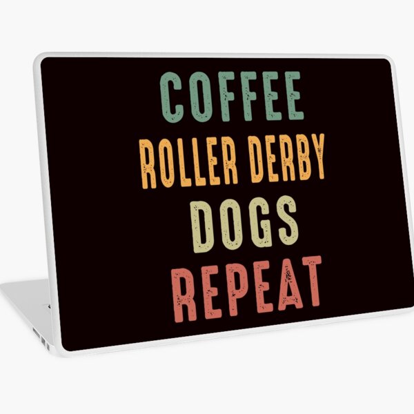 Item preview, Coffee Roller Derby Dogs Repeat designed and sold by Aerial Addicts.