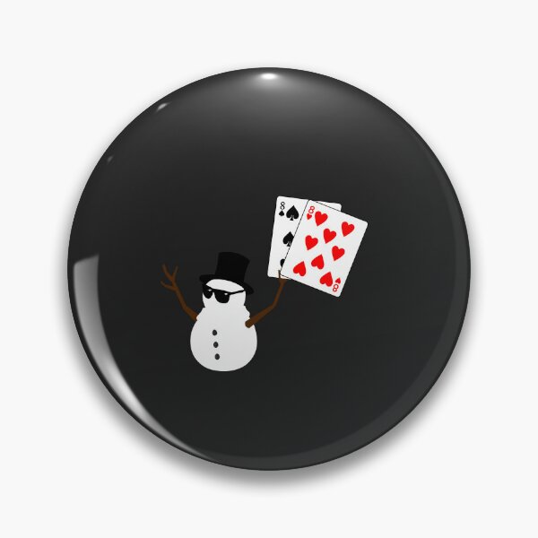 Item preview, Poker - Pocket Eights Snowman designed and sold by BigStkShortStk.