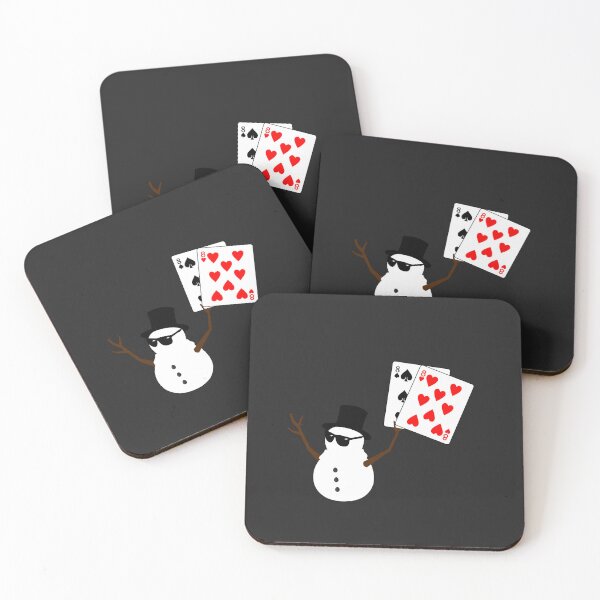 Item preview, Poker - Pocket Eights Snowman designed and sold by BigStkShortStk.