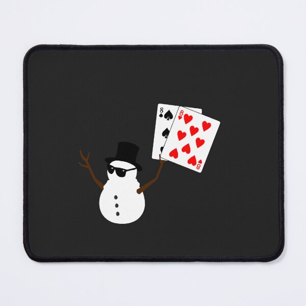 Item preview, Poker - Pocket Eights Snowman designed and sold by BigStkShortStk.
