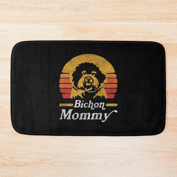 Item preview, Retro Vintage Bichon Frise Mommy designed and sold by More Cute Dogs.