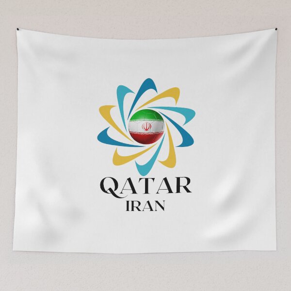 Item preview, Qatar Football soccer team Iran  designed and sold by DesignsbyMona.
