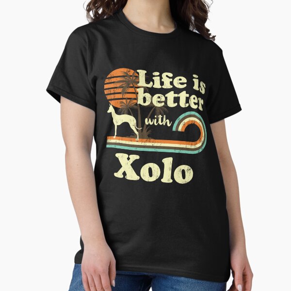 Vista previa del artículo con la obra « Life is Better with Xoloitzcuintli Xolo Vintage», diseñado y vendido por rafaeltto.