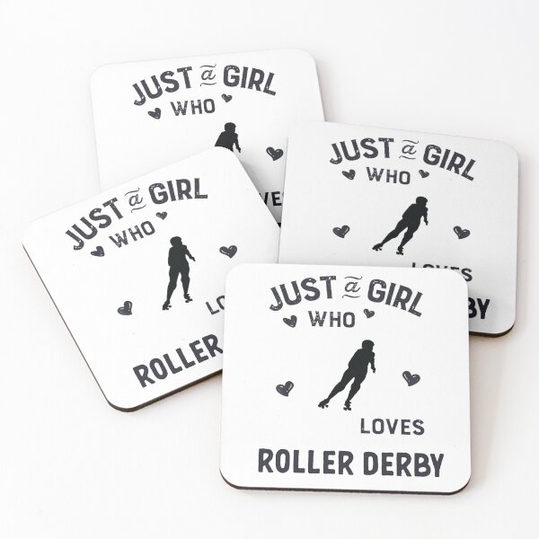 Item preview, Just A Girl Who Loves Roller Derby  designed and sold by Aerial Addicts.