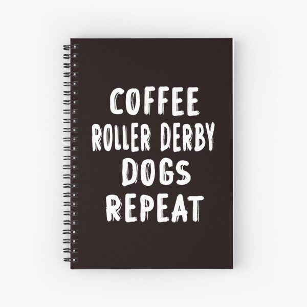 Item preview, Coffee Roller Derby Dogs Repeat designed and sold by Aerial Addicts.