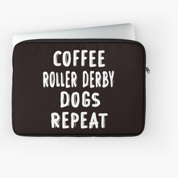 Item preview, Coffee Roller Derby Dogs Repeat designed and sold by Aerial Addicts.