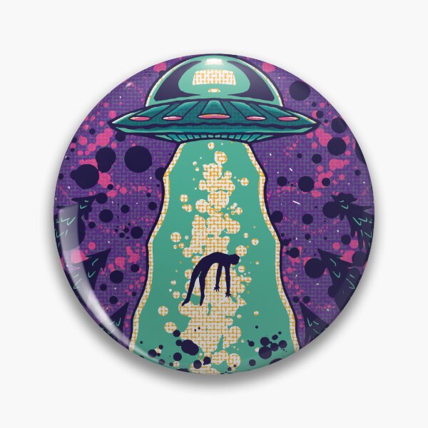 Item preview, UFO alien abduction on the street designed and sold by Rob-Son.