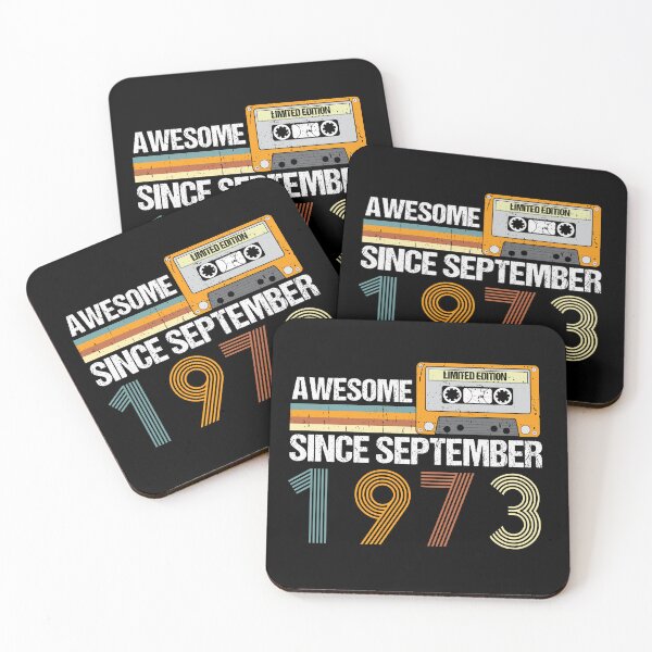Item preview, Awesome Since September 1973 | 49th birthday | vintage September 1973 designed and sold by AMINE  ★★★★★.