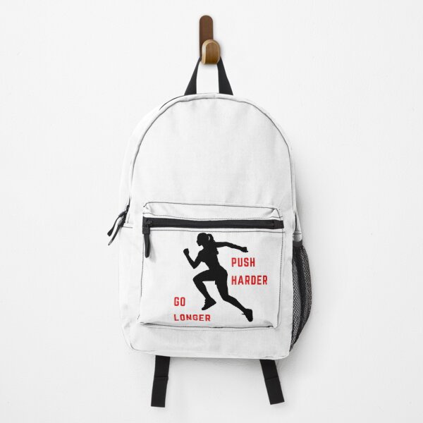 Item preview, Push Harder, Go Longer- Gym Quotes designed and sold by SN-Creations.