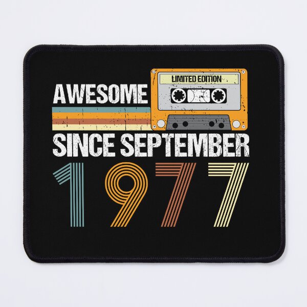 Item preview, Awesome Since September 1977 | 45th birthday | vintage September 1977 designed and sold by AMINE ★★★★★.