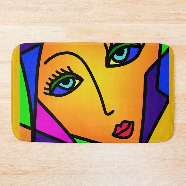 Item preview, Colorful Girl Face designed and sold by M3PicsStudio.