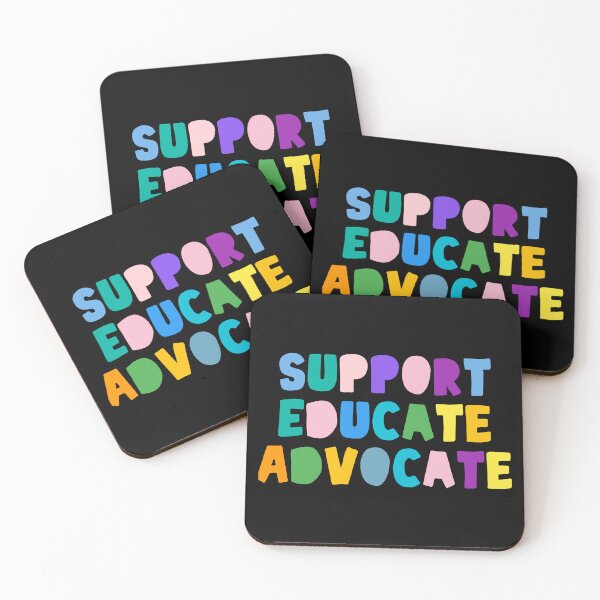 Item preview, Autism Awareness Support Educate Advocate designed and sold by Eriksonshop.