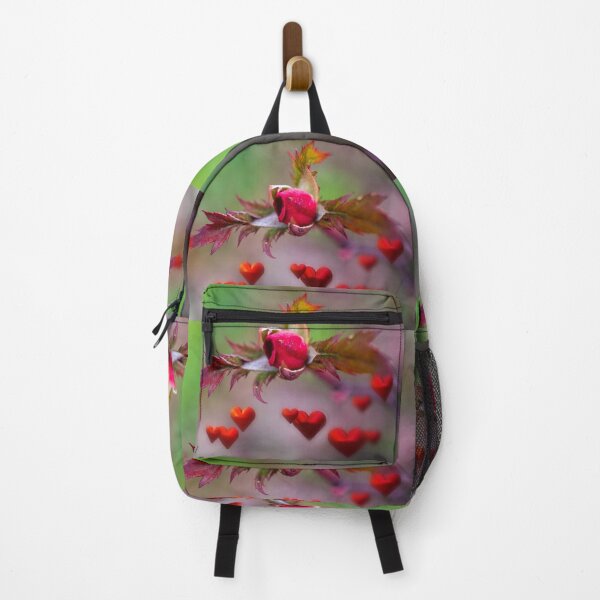 Item preview, rosebud with hearts designed and sold by OskiOnTour.