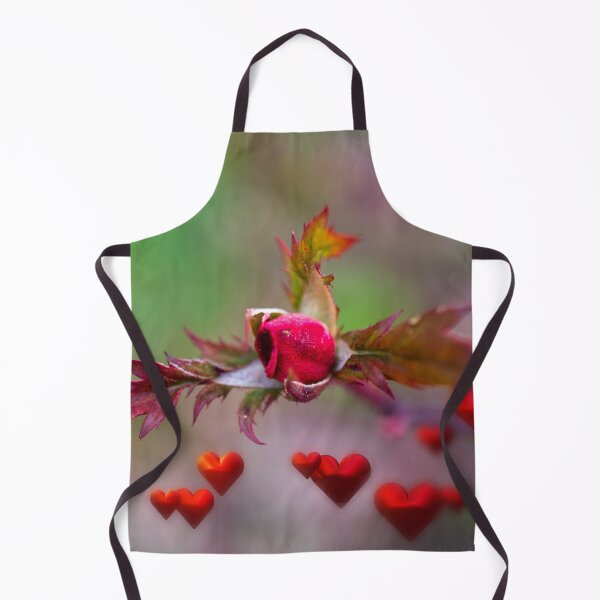 Item preview, rosebud with hearts designed and sold by OskiOnTour.
