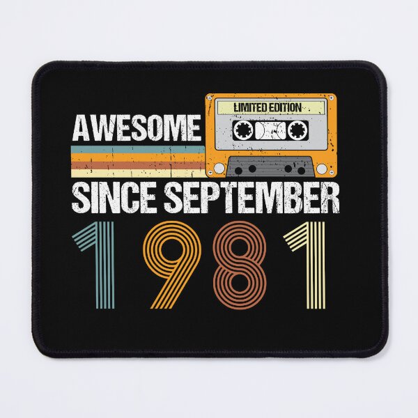 Item preview, Awesome Since September 1981 | 41th birthday | vintage September 1981 designed and sold by AMINE  ★★★★★.