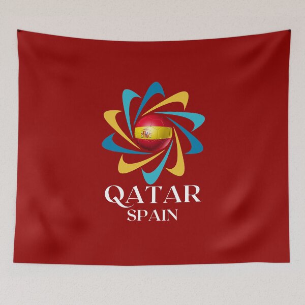 Item preview, Qatar Football soccer team Spain designed and sold by DesignsbyMona.