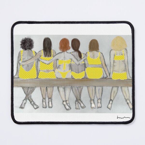 Item preview, hand drawing/painting of a group of women, friends together - Itsy Bitsy! designed and sold by Jules Smith.