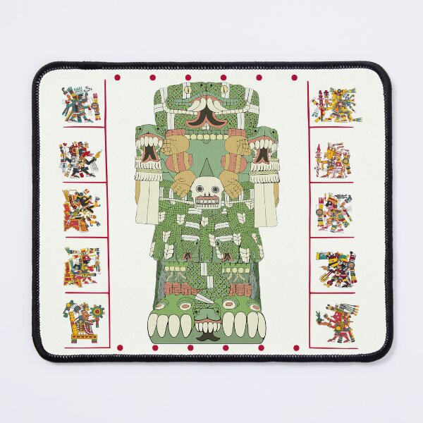 Item preview, Coatlicue - Aztec Mother of Gods Fertility Goddess designed and sold by Aztectees.