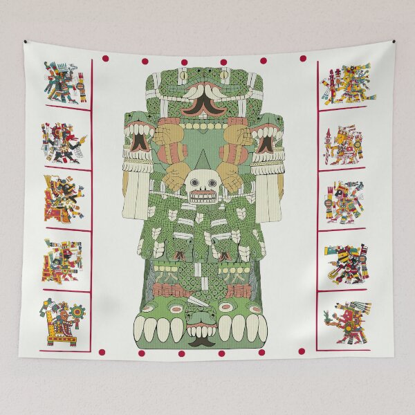 Item preview, Coatlicue - Aztec Mother of Gods Fertility Goddess designed and sold by Aztectees.